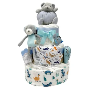 3 Tier Diaper Cake - Sky